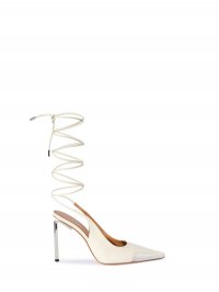 Off-White Lace Up Allen Pump - White