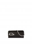Off-White CLAM WALLET ON CHAIN - Black
