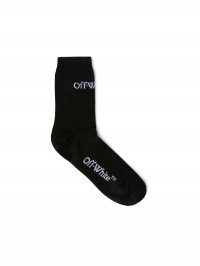 Off-White Small Logo Short Socks - Black