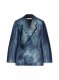 Off-White Body Scan Relax Denim Double Jacket on Sale - Blue