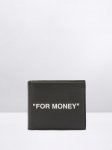 Off-White FOR MONEY BIFOLD WALLET - Black