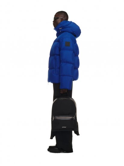 Off-White Patch Arr Down Puffer on Sale - Blue - Click Image to Close
