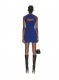 Off-White OFF STAMP RIB ROUND MINI DRES on Sale - Blue