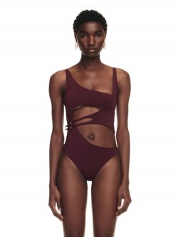 Off-White Meteor Swimsuit on Sale - Brown