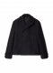 Off-White ARR EMB DOUBLE WOOL PEACOAT SIERRA LEONE - Black