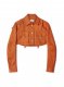 Off-White CO CARGO CROP LS SHIRT BRICK RED NO COLO on Sale - Orange