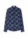 Off-White SHIBORI SILK SHIRT SIERRA LEONE WHITE N - Blue
