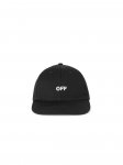 Off-White Drill Off Stamp Baseball Cap - Black