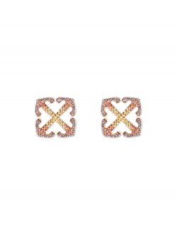 Off-White Degrade' Mini Earrings - Purple