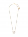 Off-White Arrow Strass Necklace - Gold