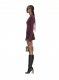 Off-White WO BLEND CARGO MINI SKIRT BURGUNDY NO C on Sale - Red