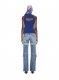 Off-White OFF STAMP RIB ROUND ROWIN TOP on Sale - Blue
