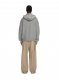 Off-White ARROW MOON CHUNKY KNIT HOODI - Grey