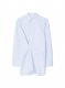 Off-White STRIPE POPLIN TWIST SHIRT DRE LIGHT BLUE on Sale - Blue