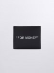 Off-White FOR MONEY BIFOLD WALLET - Black