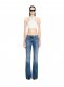 Off-White Off Stamp Rib Rowing Top - White