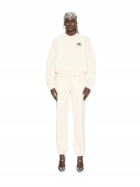 Off-White FLOCK OW CUFF SWEATPANT on Sale - White