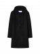 Off-White OW EMB DBL WO HOOD SLIM COAT - Black