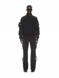 Off-White PATCH ARR HALFZIP TECH CREWN BLACK NO CO on Sale - Black