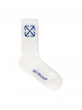 Off-White Arrow Mid Calf Socks on Sale - White