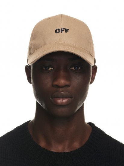 Off-White OFF STAMP GARM DYED BASEBALL CAP BEIGE on Sale - Neutrals - Click Image to Close