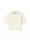Off-White Small Arrow Pearls Crop Tee on Sale - Neutrals