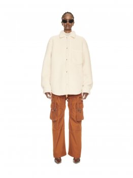 Off-White TEDDY WO OVERSHIRT on Sale - Neutrals