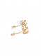 Off-White Double Arrow Earrings - Gold