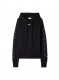 Off-White STITCH ARR DIAGS KNIT HOODIE - Black