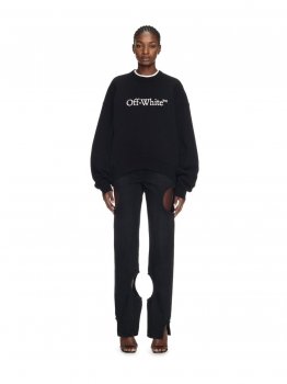 Off-White Big Logo Over Crewneck - Black