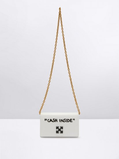 Off-White JITNEY 0.5 SHOULDER QUOTE - White - Click Image to Close